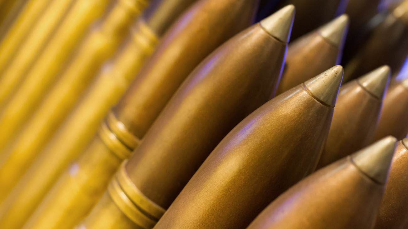 Large shells, used for naval battles - Selective focus