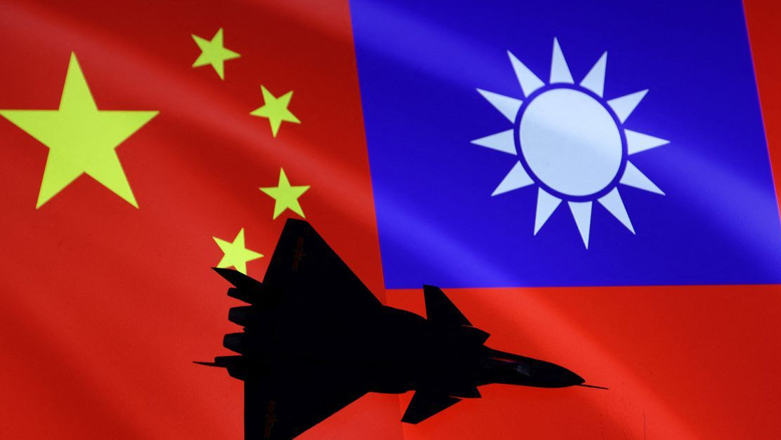 Tajvan-kína katonai ellentét. Forrás:Twitter/