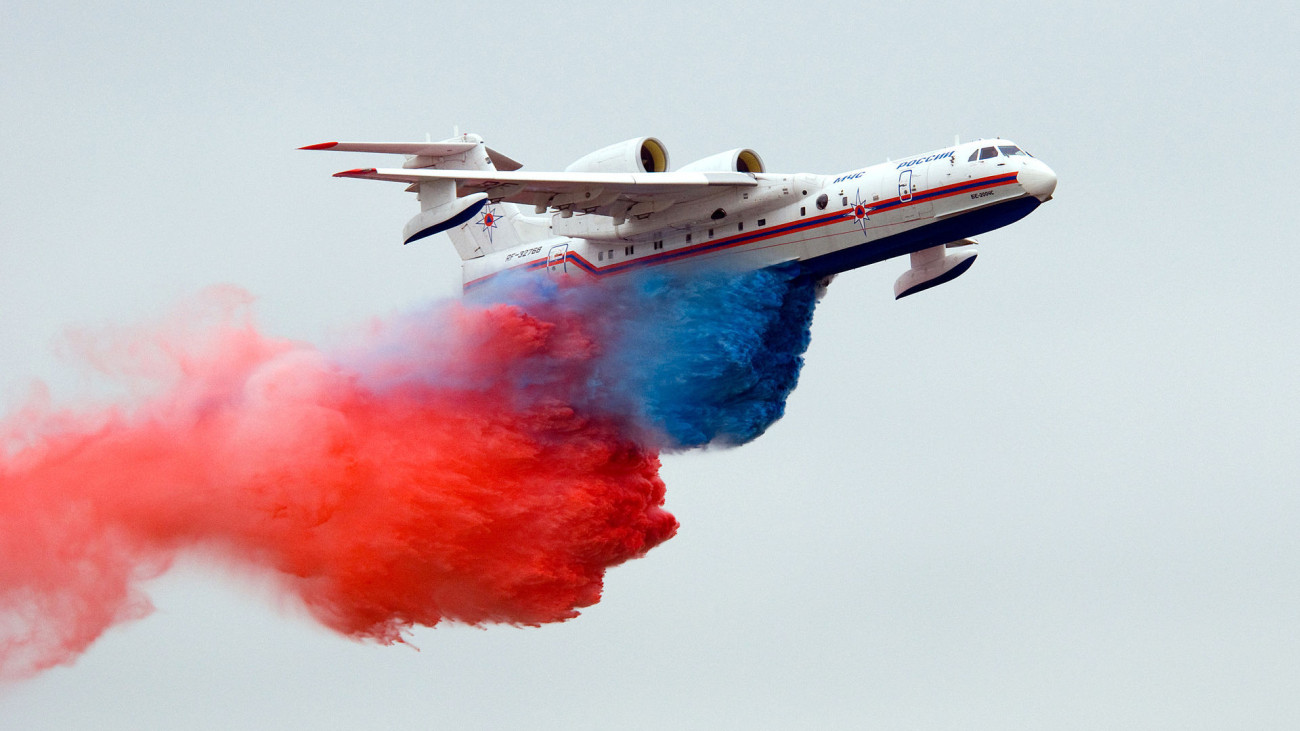 Be-200 orosz tűzoltó repülőgép. Forrás:Wikipédia