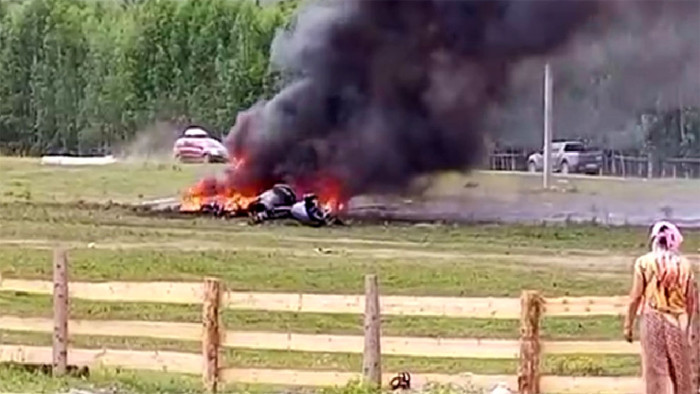 Súlyos helikopter-szerencsétlenség történt Oroszországban - videó