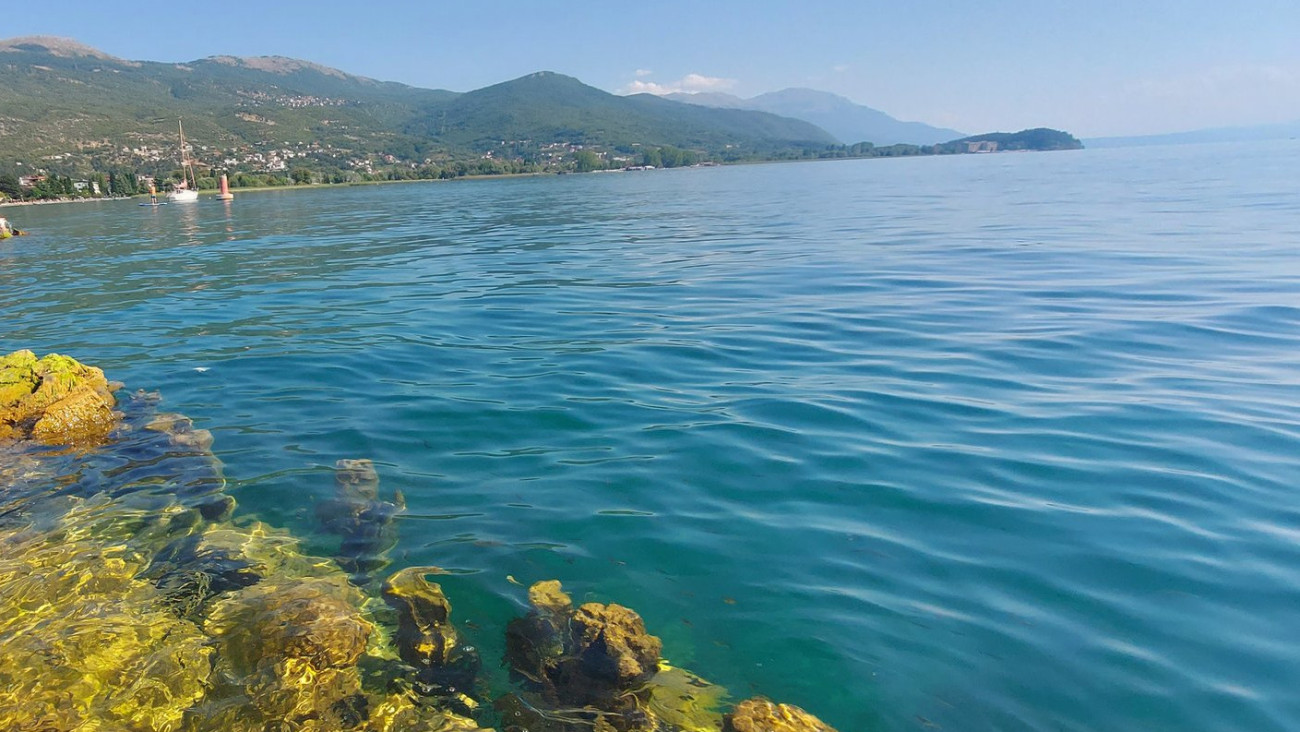 Az Ohridi-tó. Forrás: X / Kevin Waddle
