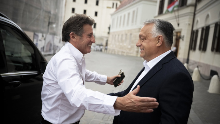 Orbán Viktor fogadta Sebastian Coe-t