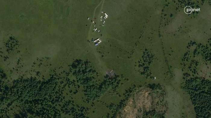 Föntről mindent láttak - Műholdképen a Prigozsin-zuhanás pontja