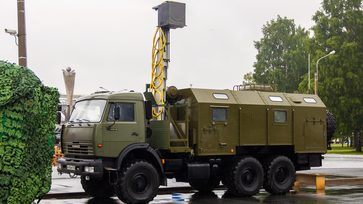Predel-E orosz mobil radar rendszer. Forrás: X / DEFENSE EXPRESS