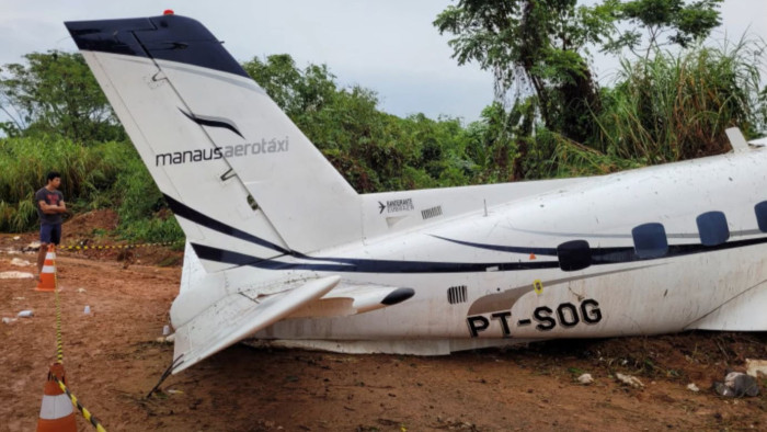 Balesetet szenvedett egy repülőgép Brazíliában, nincs túlélő – videó