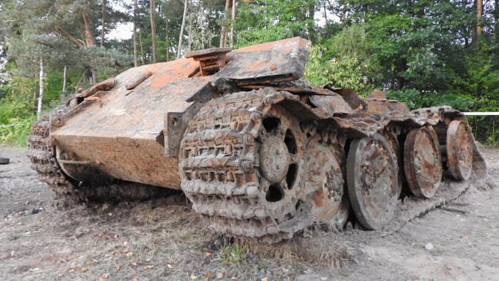 Különleges harckocsira bukkantak Lengyelországban