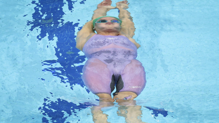 Kaylee  McKeown 100 méter háton is világcsúcsot úszott a Duna Arénában