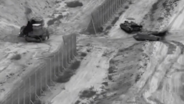 Izrael harcjárművekkel hatolt be a Gázai övezetbe - videó
