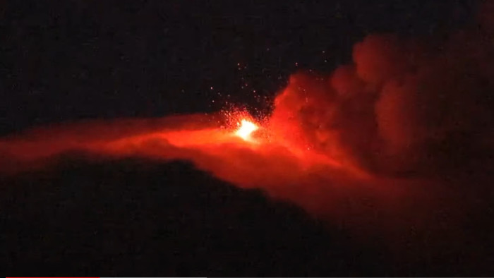 Kitört az Etna - videók