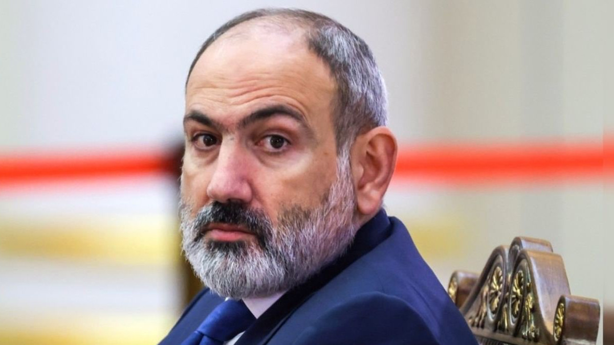 Nikol Pasinján, örmény kormányfő. Forrás: X / NEXTA