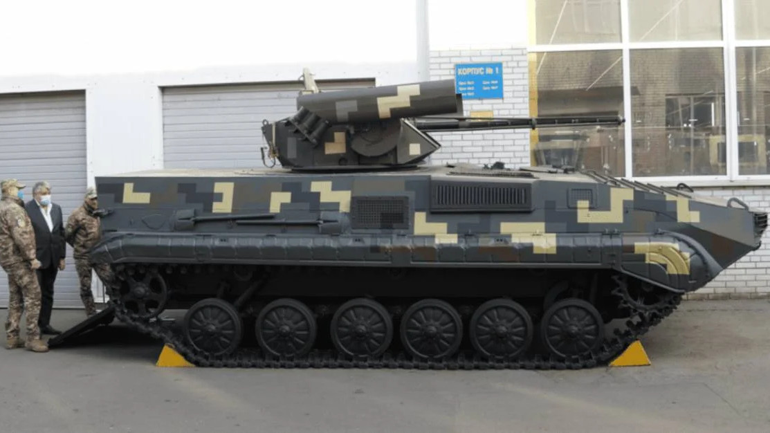 BMP-1TS ukrán lövészpáncélos. Forrás: NPO Praktika
