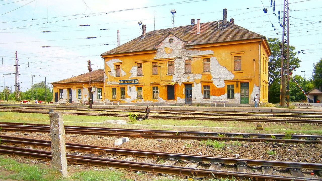 Rákosrendező vasútállomás. Forrás: Wikipédia