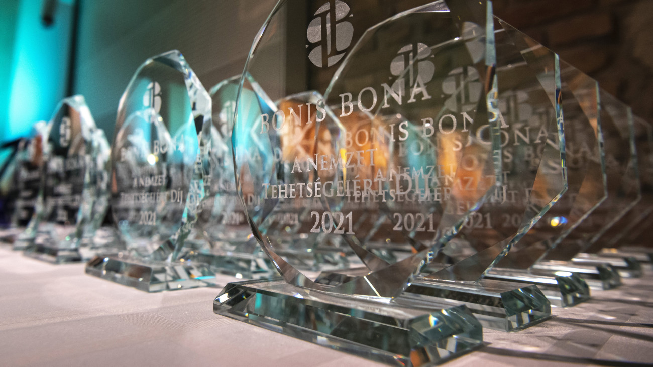 A Bonis Bona - A nemzet tehetségeiért díjak a Budapest Music Centerben rendezett ünnepségen 2021. szeptember 9-én.