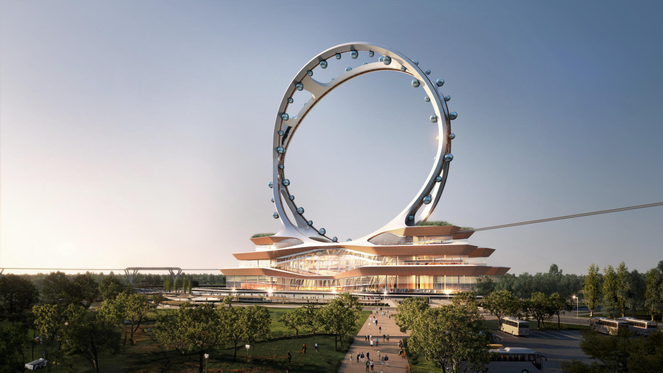 Így fog kinézni a világ legmonumentálisabb óriáskereke -  az Arup és a Heerim Architecture kollaborációjából születhet meg a világ leghatalmasabb óriáskereke Szöulban. A terveket UNStudio mutatta be nemrégiben.