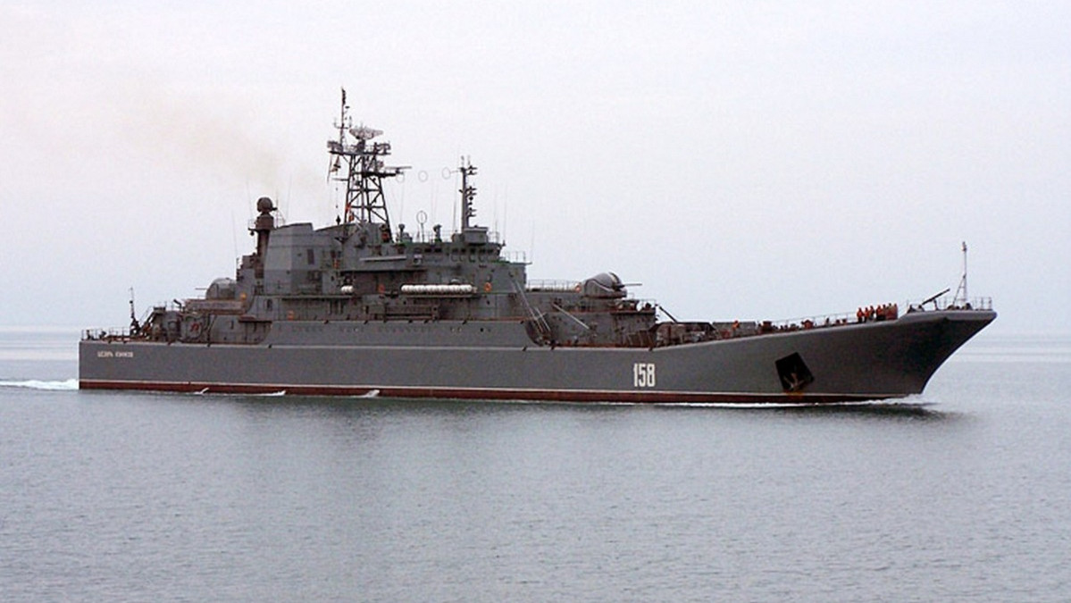 Cézár Kunyikov az orosz haditengerészet deszant hajója. Forrás: Ministry of Defence of the Russian Federation
