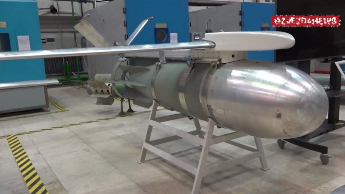 FAB-1500 orosz siklóbomba. Forrás: defence-ua.com