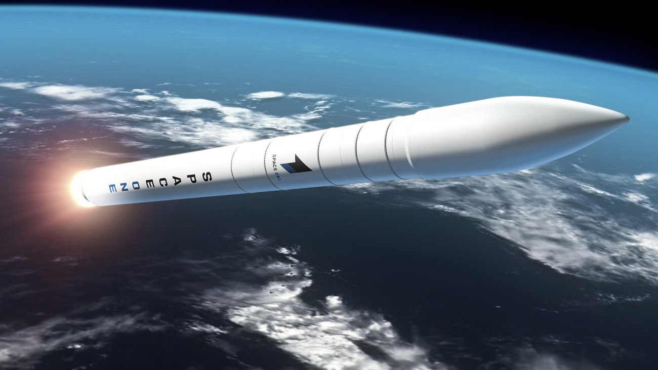 A japán Space One cég Kairos rakétájának fantázia rajza. Forrás: Wikipédia