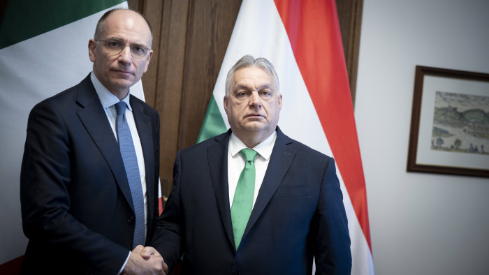 Olasz vendéget fogadott Orbán Viktor
