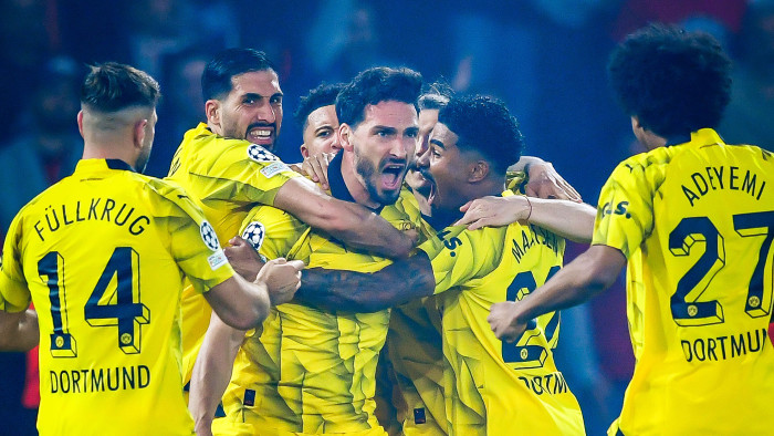 BL élőben: PSG–Borussia Dortmund 0-1