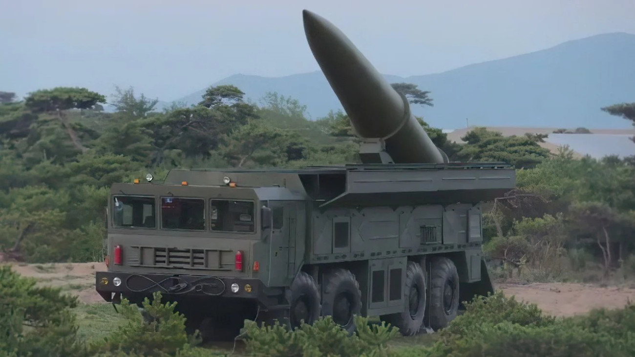 KN-23, észak-koreai rakéta. Forrás: Wikipédia