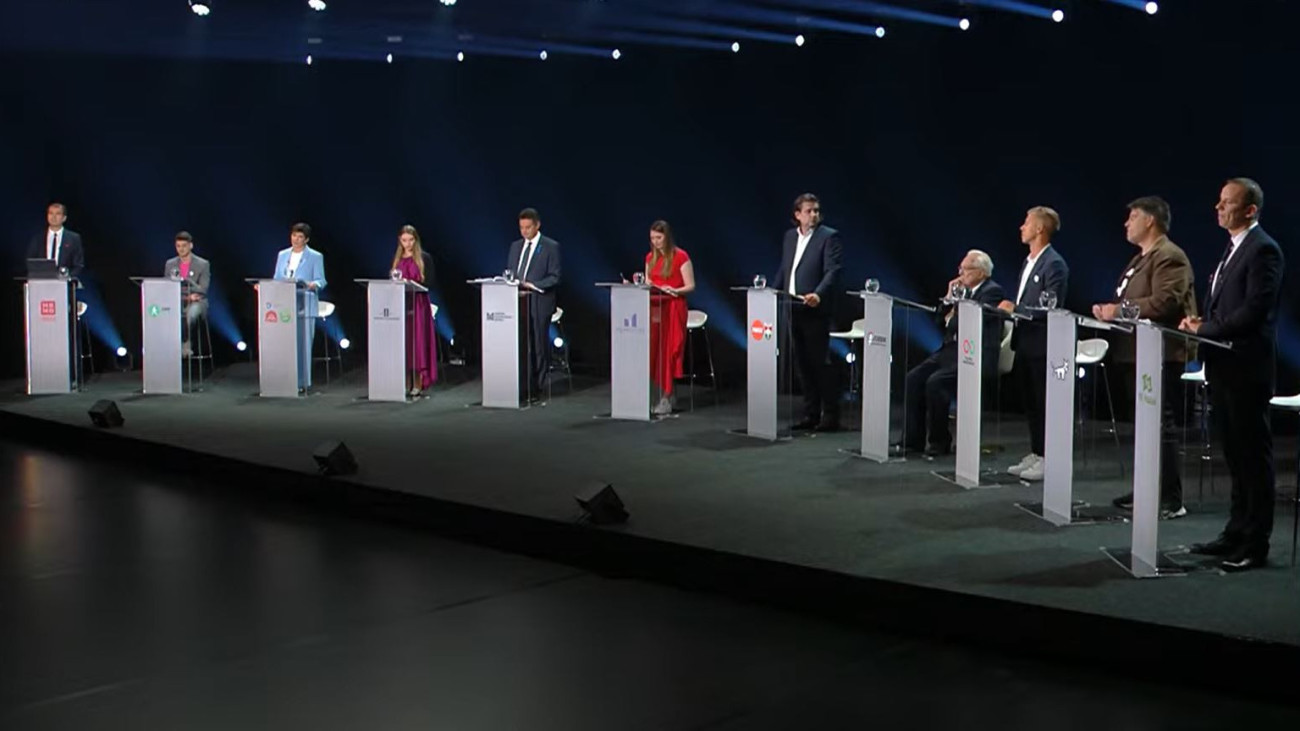 Választás 2024 – a köztévében vitáztak az EP-listavezetők