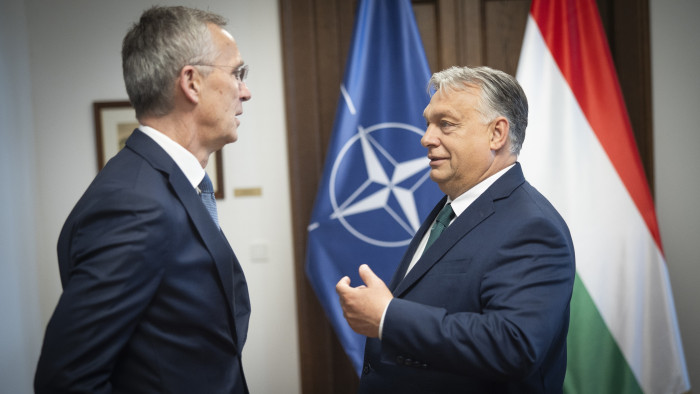 Orbán Viktor: Magyarország nem blokkolja a NATO-döntést, de nem kell részt vennie az ukrajnai misszióban