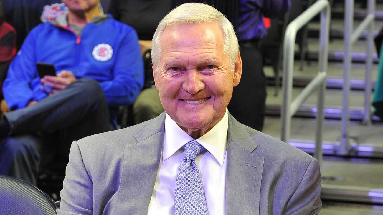 LOS ANGELES, CA - OCTOBER 21:  Jerry West attends a basketball game between the Los Angeles Clippers and the Houston Rockets at Staples Center on October 21, 2018 in Los Angeles, California.  (Photo by Allen Berezovsky/Getty Images)