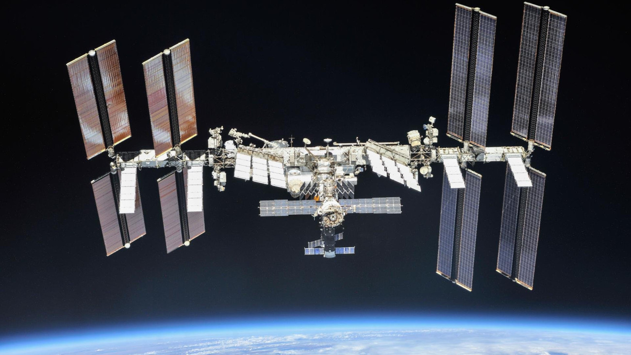 A nemzetközi űrállomás (ISS). Forrás: Wikipédia