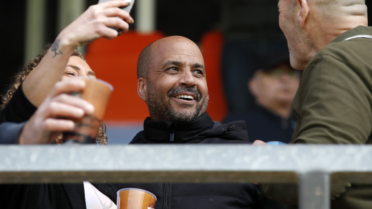 VOLENDAM - Pascal Jansen in the stands during the Dutch Eredivisie match between FC Volendam and Ajax at the Kras stadium on May 5, 2024 in Volendam, the Netherlands. ANP BART STOUTJESDIJK (Photo by ANP via Getty Images)