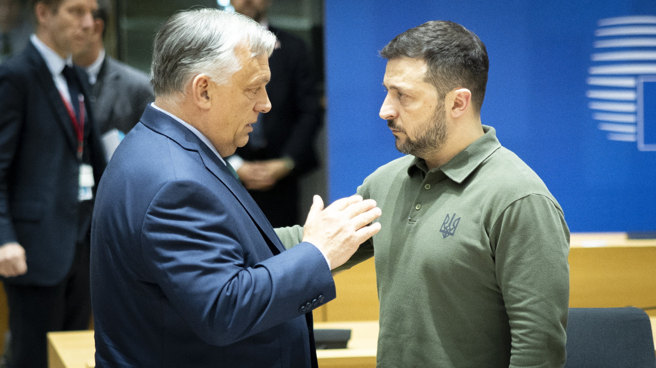 Kijevben tárgyal Orbán Viktor Volodimir Zelenszkijvel