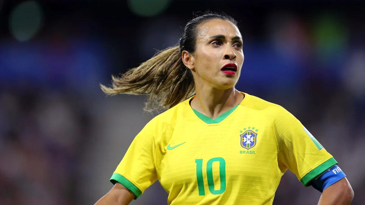 Marta Vieira da Silva barzil futballista. Forrás: olympics.com