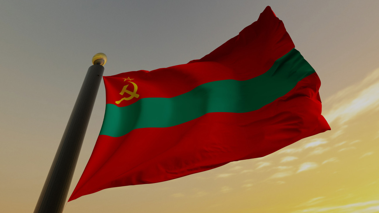 Flag of Transnistria, Dnyeszter Menti Köztársaság zászlaja