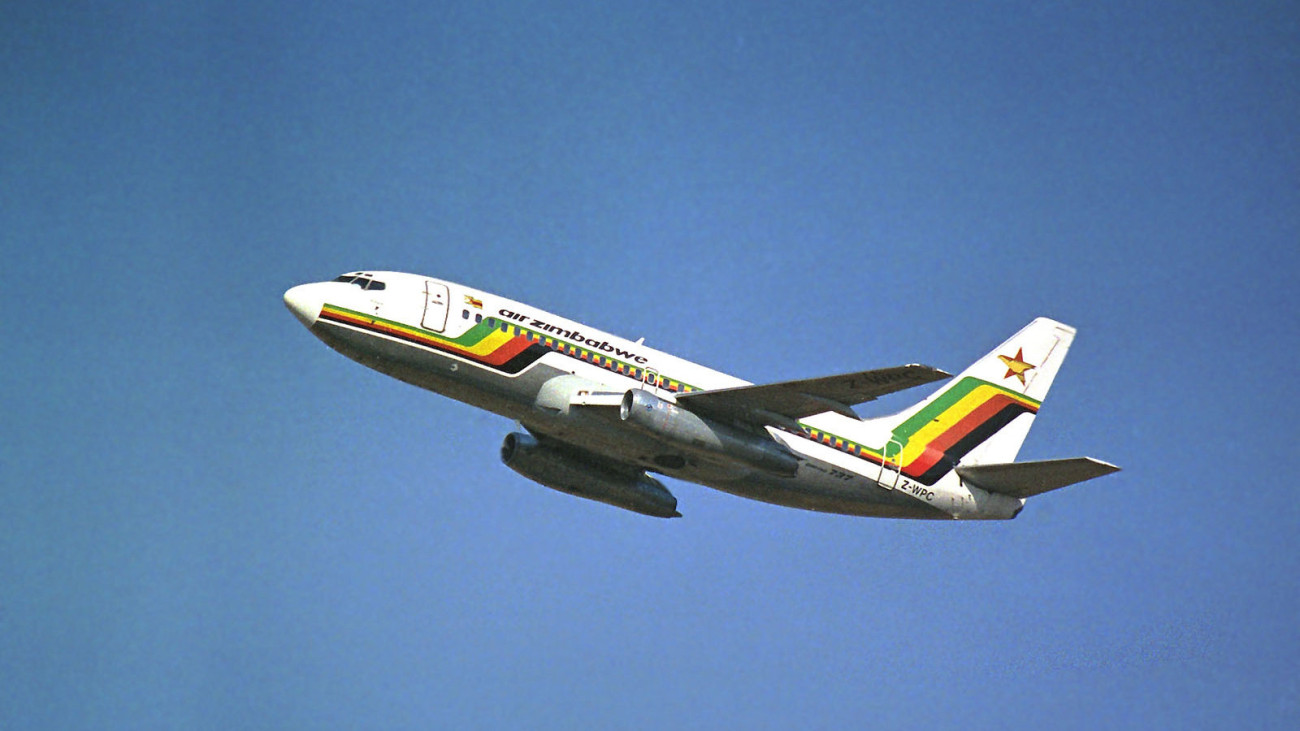 Az európai légtérből kitiltott Air Zimbabwe légitársaság egyik gépe.