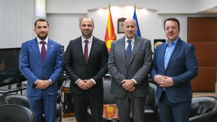 Hadiipari fejlesztésekről tárgyalt a 4iG vezetője Szkopjéban