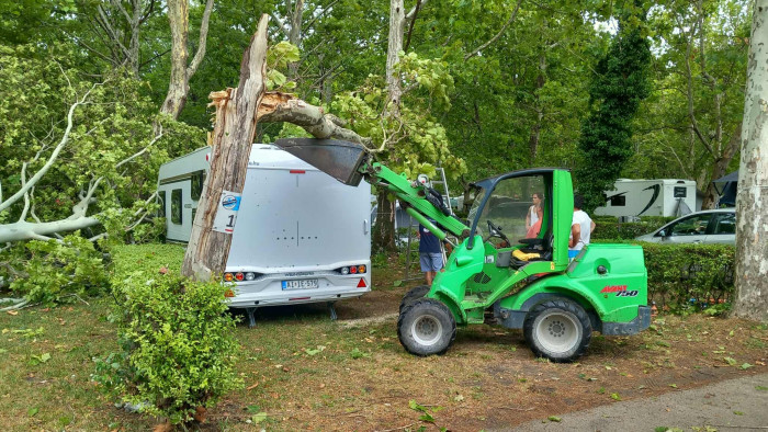 Így pusztított a vihar a Dunántúlon – képek