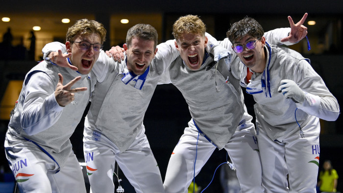 Rég nem látott sikert ér el a magyar férfi tőrcsapat