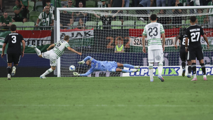 A Ferencváros három gólt kapva is továbbjutott