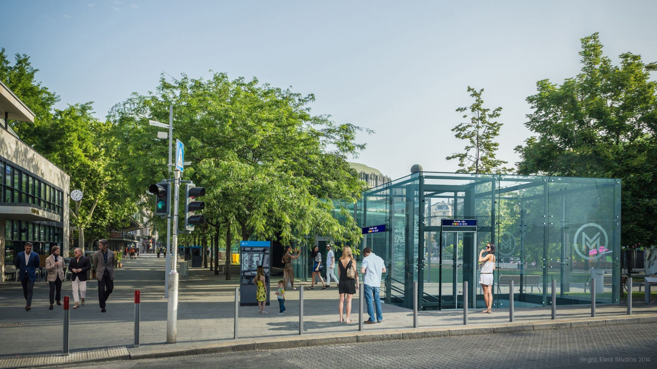 kisföldalatti-hosszabbítás, felújítás, látványterv