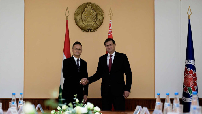 Szijjártó Péter Fehéroroszországból üzen: „most van szükség a párbeszédre”