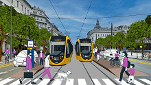 Így néz majd ki a Bajcsy villamossal, a Nyugati felüljáró nélkül – a bringások hibajegyzéket írnak