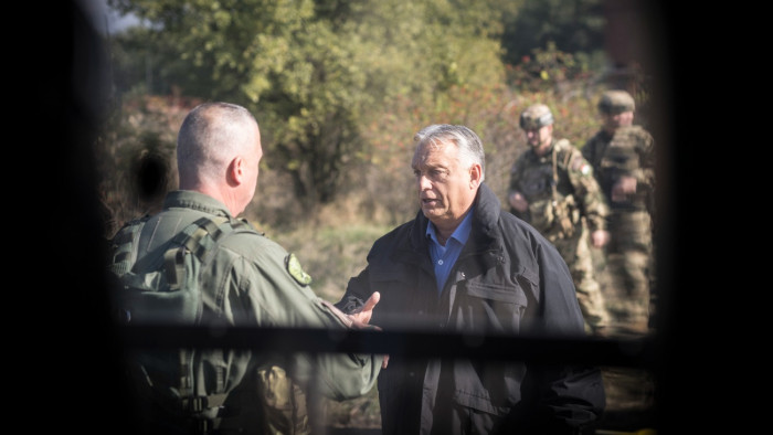 Orbán Viktor hadgyakorlaton vett részt