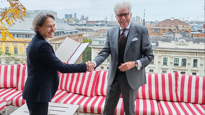 Ernyey Béla komoly osztrák elismerést kapott