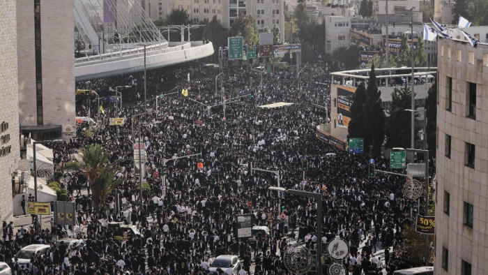 Egész Izraelből érkeztek az egymilliós tüntetésre