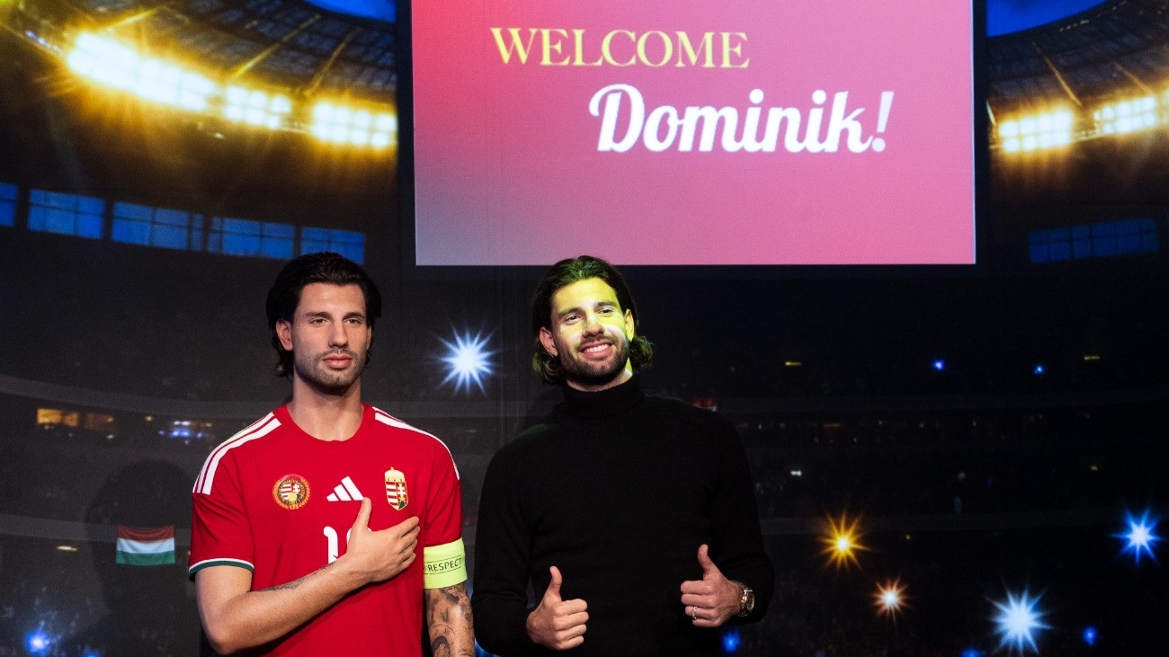 Szoboszlai Dominik szobra tetszik a Liverpool sztárjának