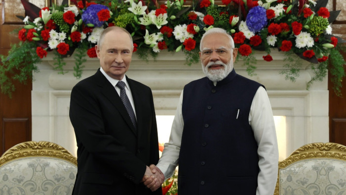„Hetvenkedett Indiában Vlagyimir Putyin