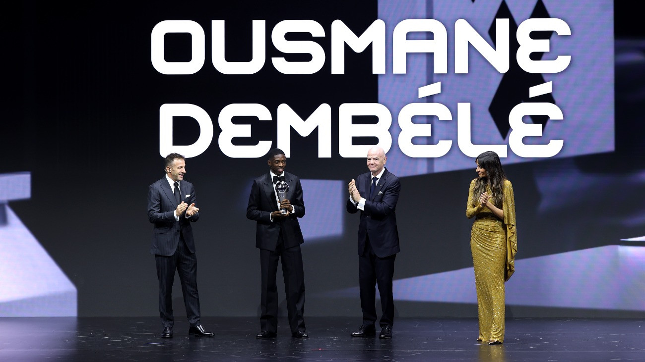 A FIFA-nál is Ousmane Dembélé lett az év legjobbja