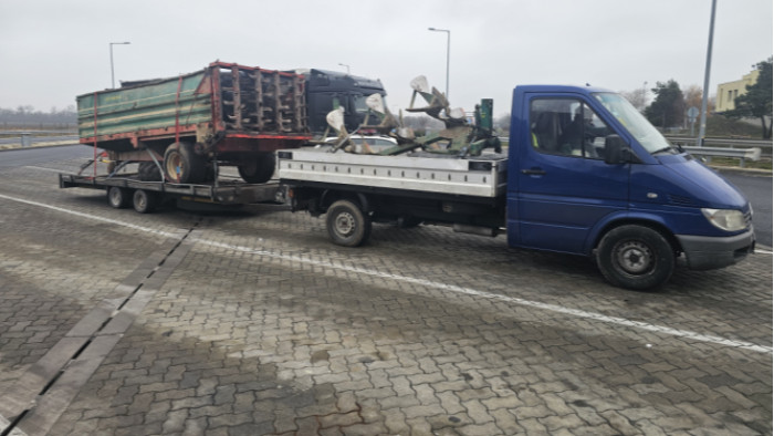 Újabb horrortrélert állítottak le az M1-esen a rendőrök