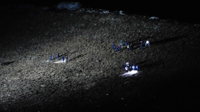 Lezuhant egy gép a török főváros közelében – videó