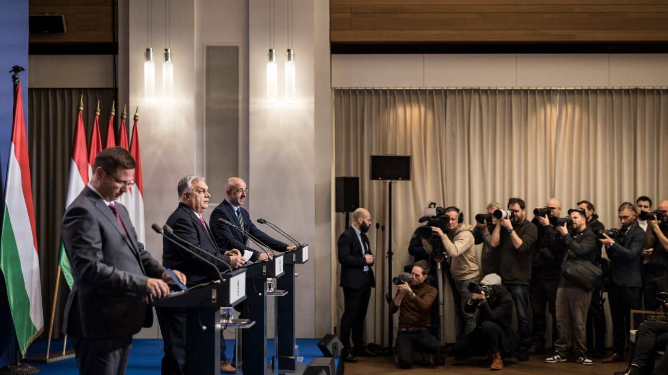 „Lezárult a liberális világrend, elkezdődött a nemzetek korszaka” – Orbán Viktor évnyitó nemzetközi sajtótájékoztatót tartott