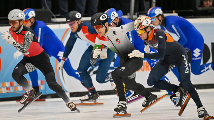 Rövidpályás gyorskorcsolya Eb: a magyarok ötödik helyen zártak az éremtáblázaton